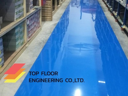 พื้นโรงงานEpoxy self-leveling  - รับทำพื้น Epoxy พื้นสีอีพ็อกซี่
