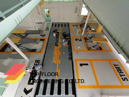 พื้นEpoxy self-leveling - รับทำพื้น Epoxy พื้นสีอีพ็อกซี่