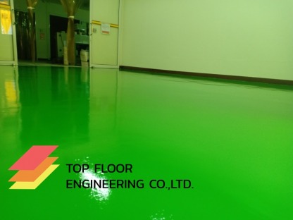 ต้องงานพื้นEpoxy coating (ชนิดกลิ้ง) - รับทำพื้น Epoxy พื้นสีอีพ็อกซี่