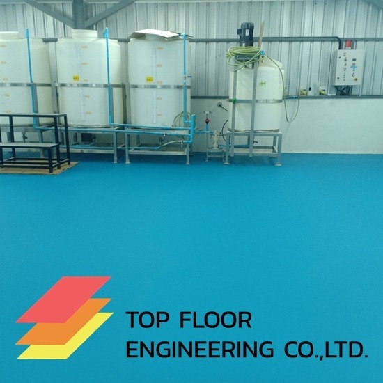 รับทำพื้น Epoxy พื้นสีอีพ็อกซี่ - รับทำพื้นพียูสำหรับ โรงงาน