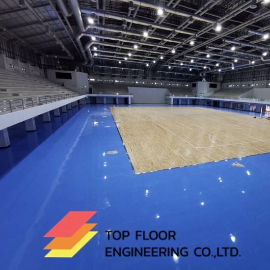 รับทำพื้น Epoxy พื้นสีอีพ็อกซี่ - หาบริษัททำพื้นEpoxy self-leveling