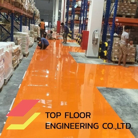 ทำพื้นอีพ็อกซี่ พื้น Epoxy self-leveling  - ท็อปฟลอร์ เอ็นจิเนียริ่ง รับทำพื้นโรงงาน รับทำพื้นขัดเงาคอนกรีต - Epoxy self-leveling  บริษัททำพื้นอีพ็อกซี่ 