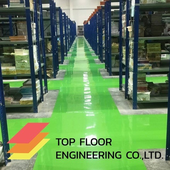 ทำพื้นอีพ็อกซี่ พื้น Epoxy self-leveling  - ท็อปฟลอร์ เอ็นจิเนียริ่ง รับทำพื้นโรงงาน รับทำพื้นขัดเงาคอนกรีต - Epoxy self-leveling  บริษัททำพื้นอีพ็อกซี่ 